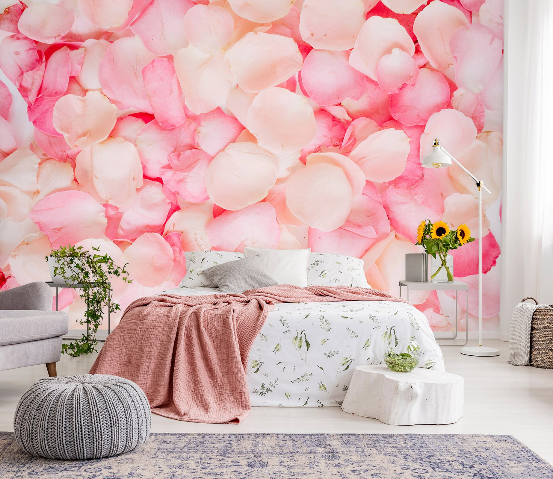 3D Rose Petals 2037 Wall Mural Wall Murals