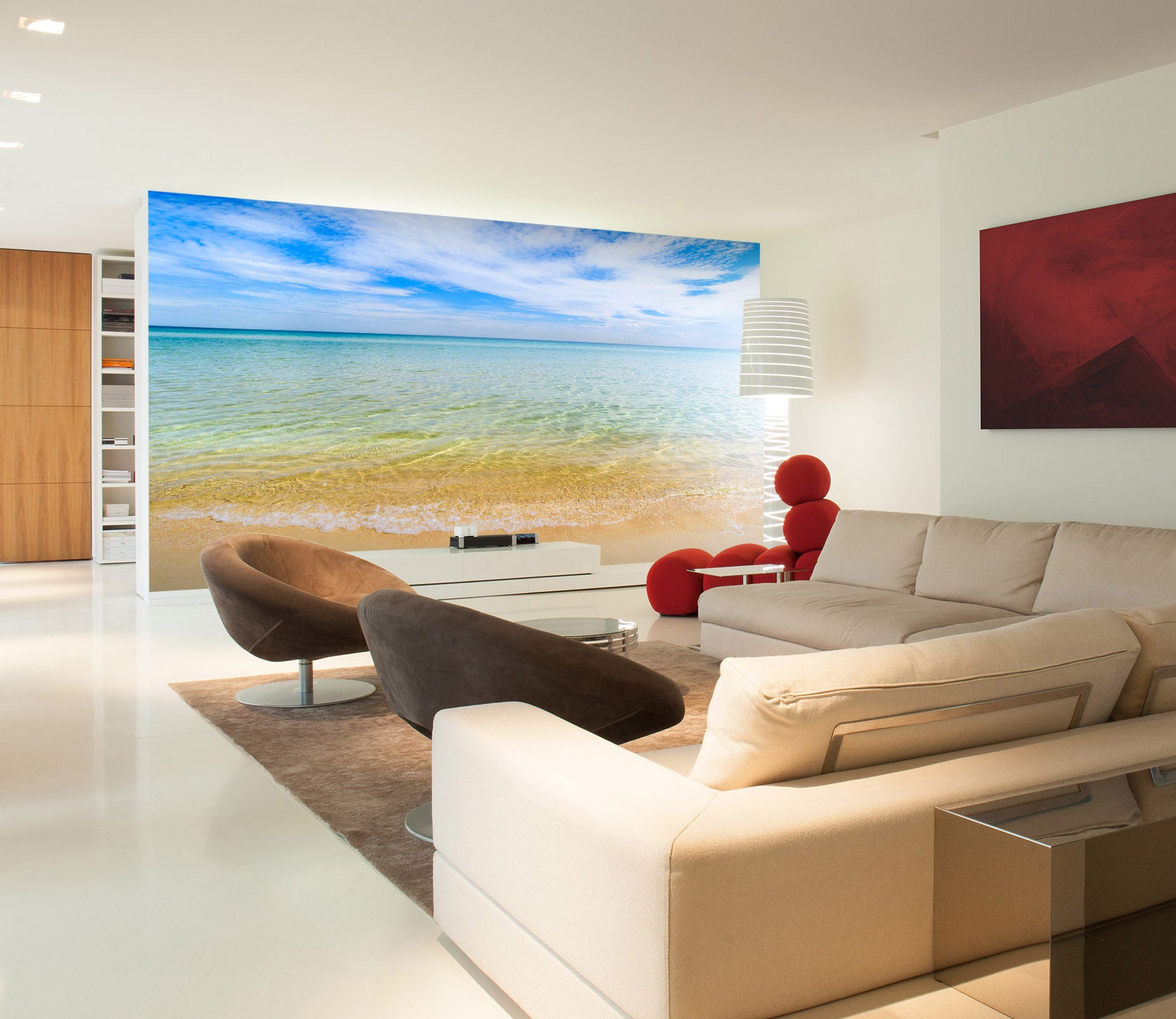 3D Beach Sea 2038 Wall Mural Wall Murals