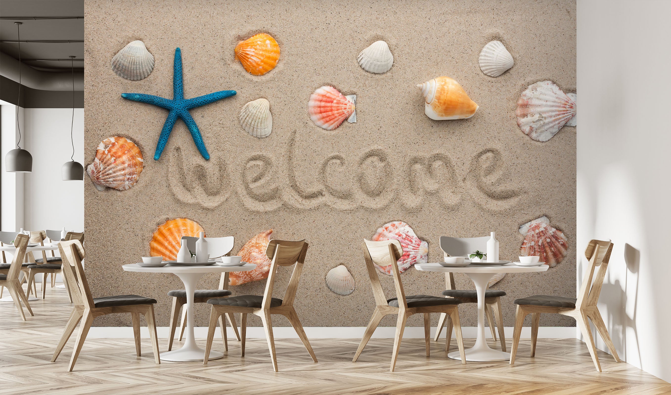 3D Beach Shells 2010 Wall Mural Wall Murals