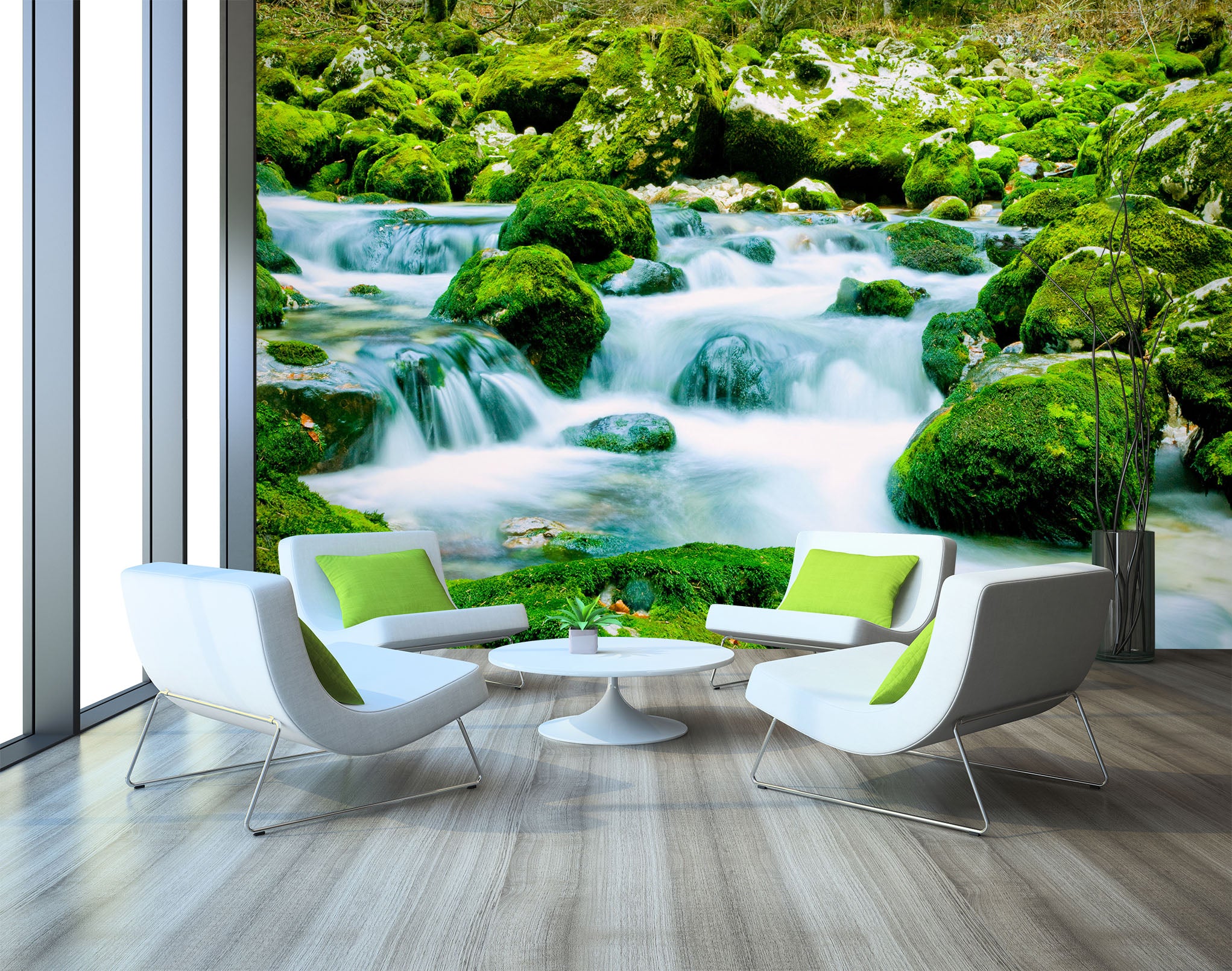 3D River Stone 2003 Wall Mural Wall Murals