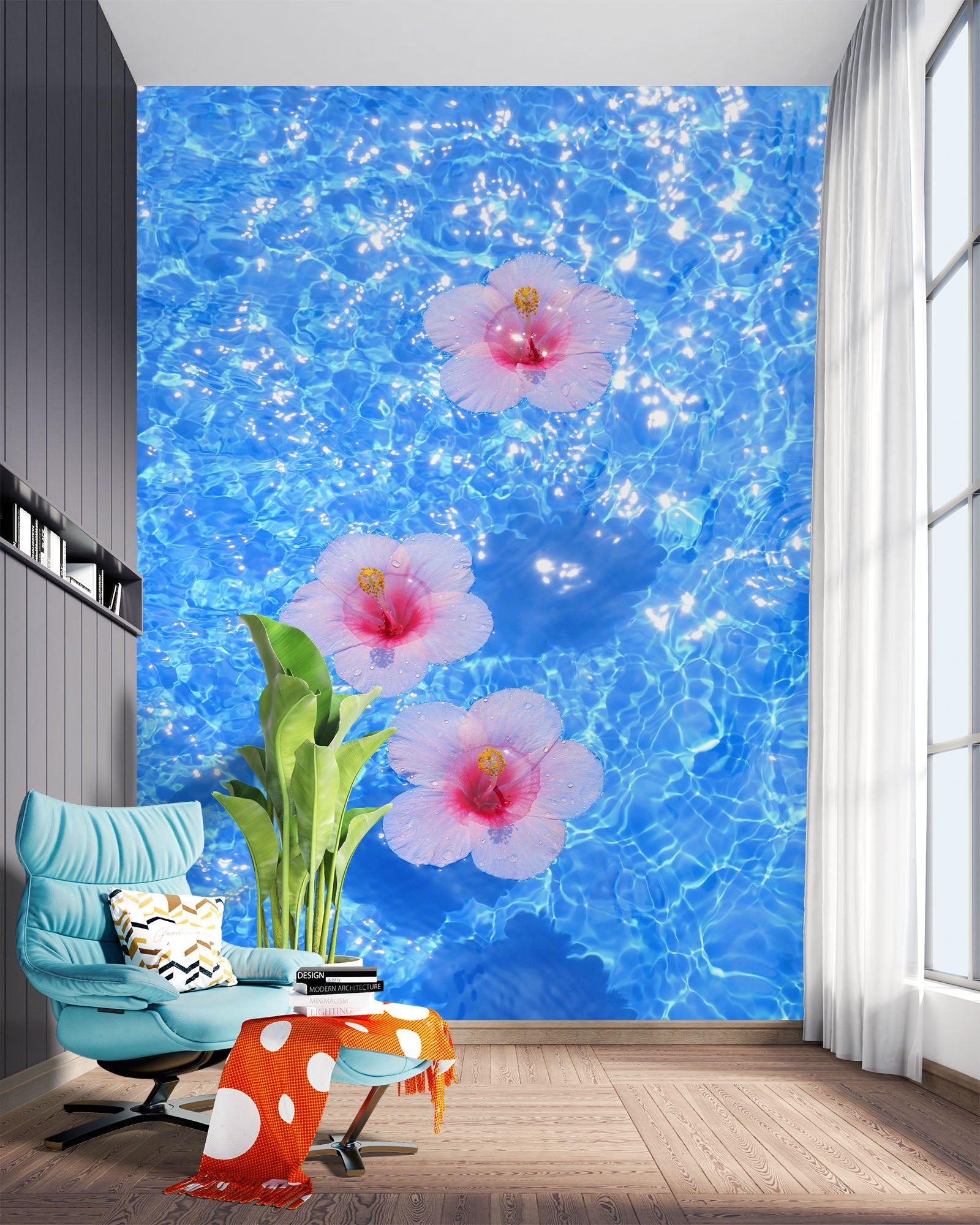 3D Pink Petals 2093 Wall Mural Wall Murals