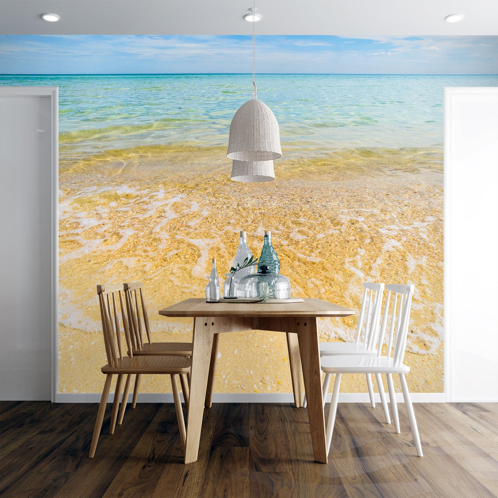 3D Beach Waves 2039 Wall Mural Wall Murals