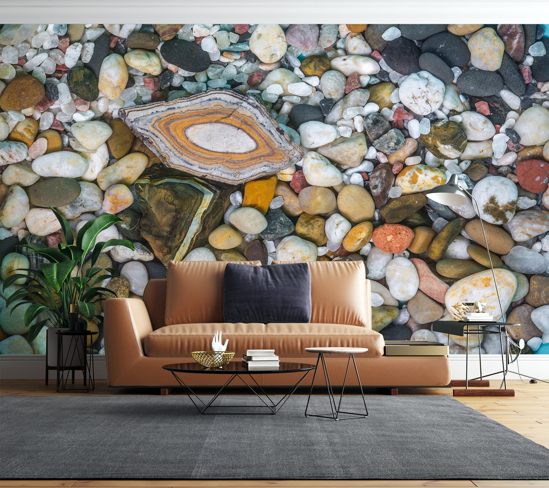 3D Grey Stone 2029 Wall Mural Wall Murals