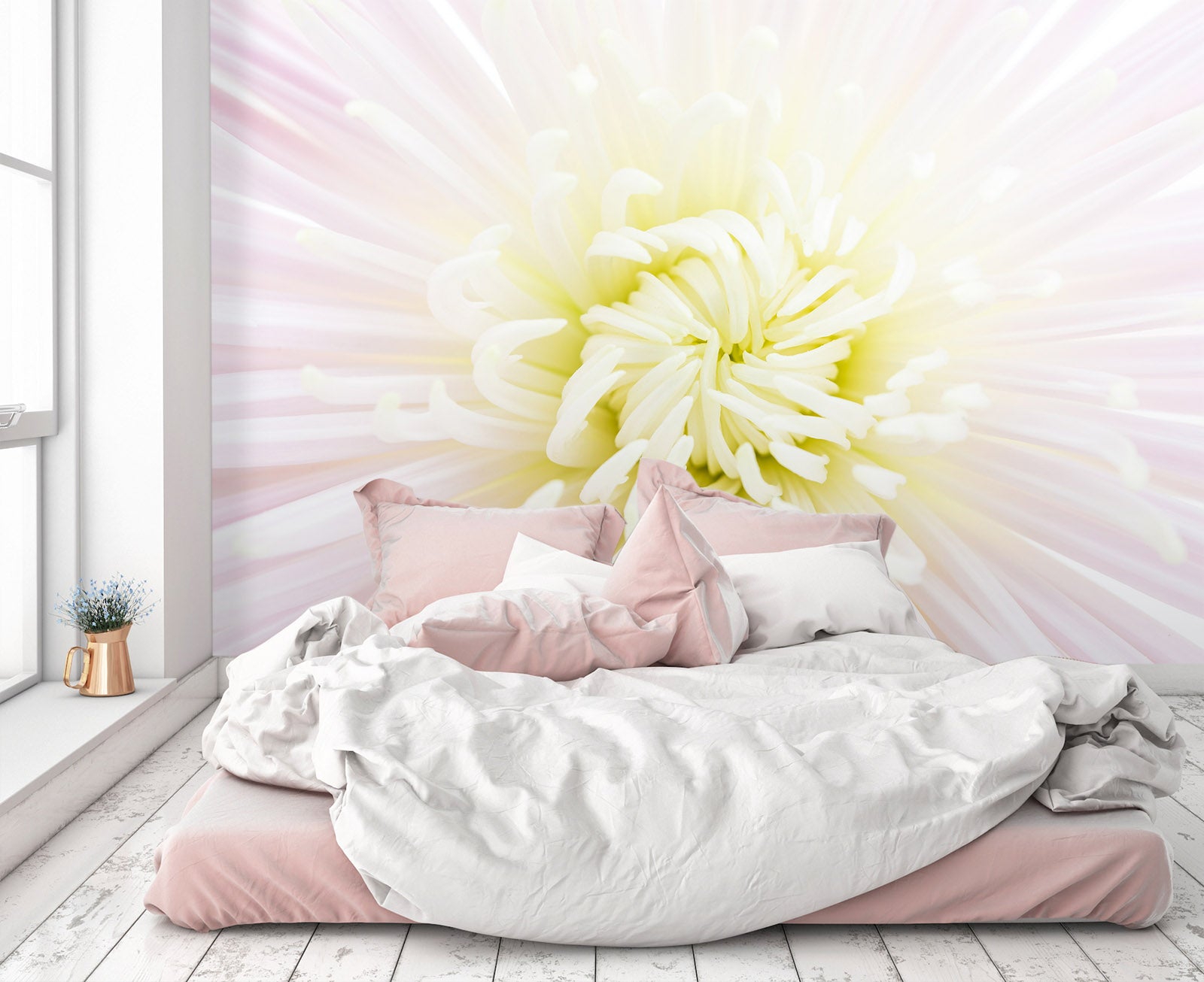 3D Chrysanthemum 2018 Wall Mural Wall Murals