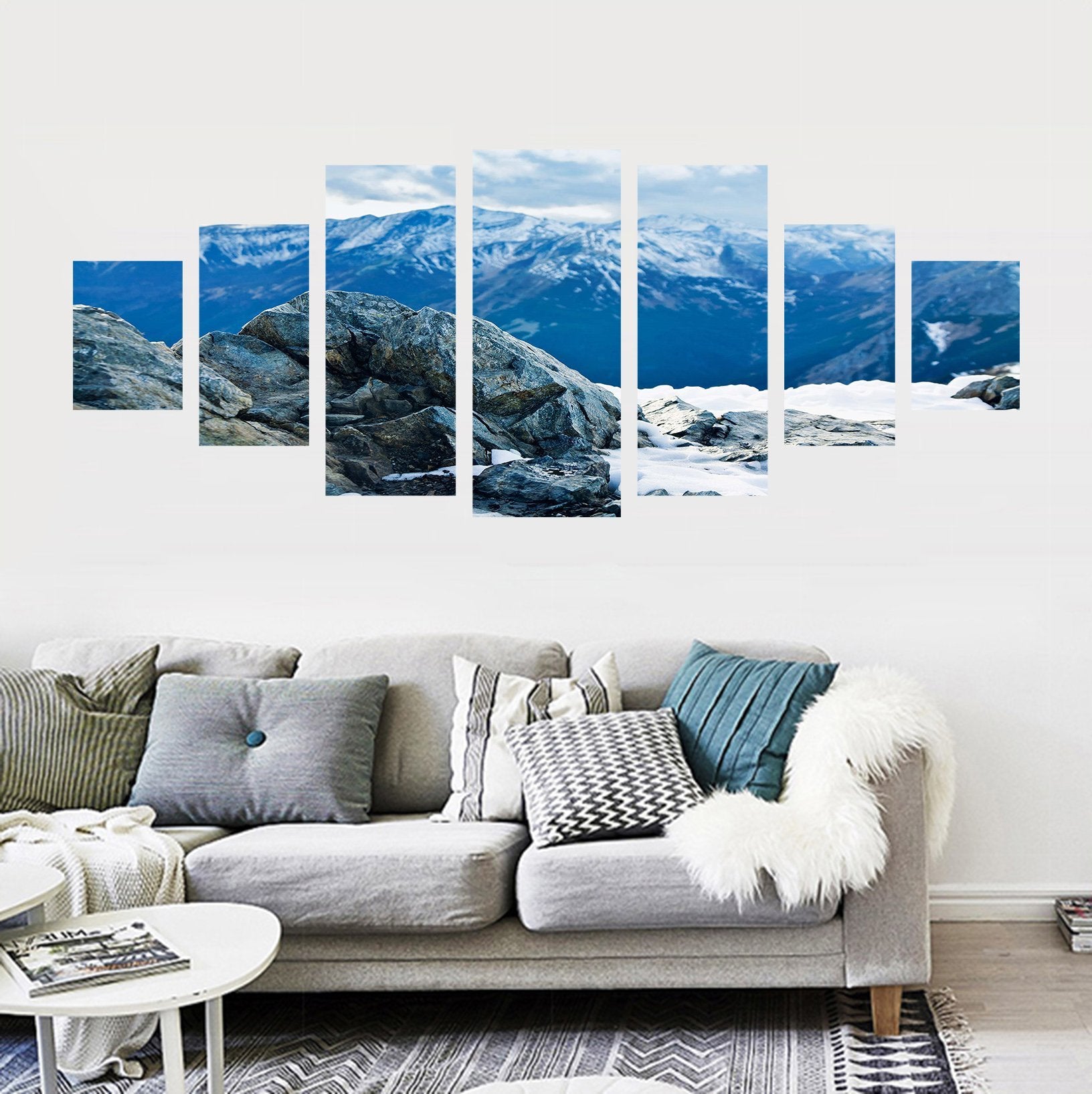 3D Snow Melting 142 Unframed Print Wallpaper Wallpaper AJ Wallpaper 