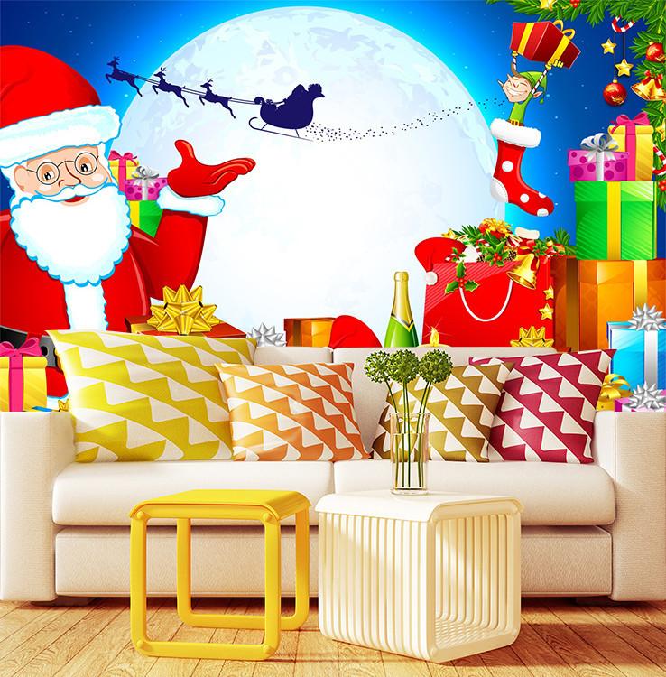 3D Father Christmas Sock Gifts 7 Wallpaper AJ Wallpaper 