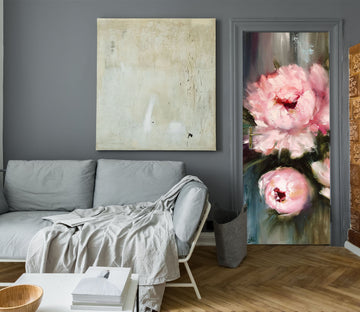 3D Pink Flower 3289 Skromova Marina Door Mural