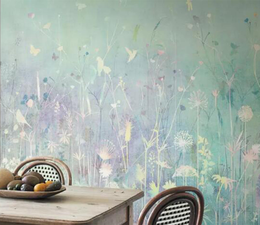 3D Grass Butterfly WG1027 Wall Murals