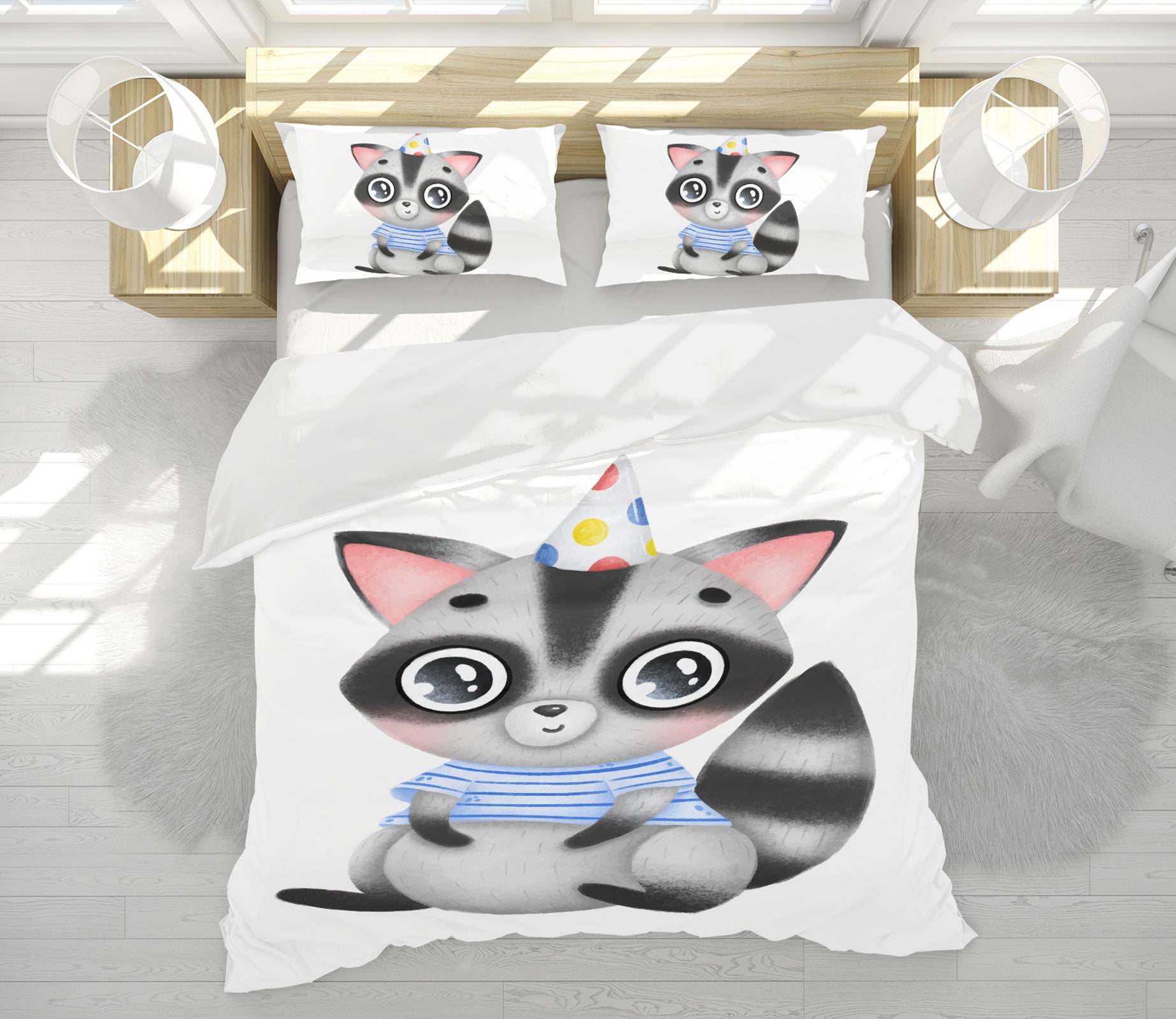 3D Civet Cat 63208 Bed Pillowcases Quilt