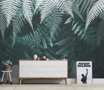 3D Cypress Leaves WC2632 Wall Murals