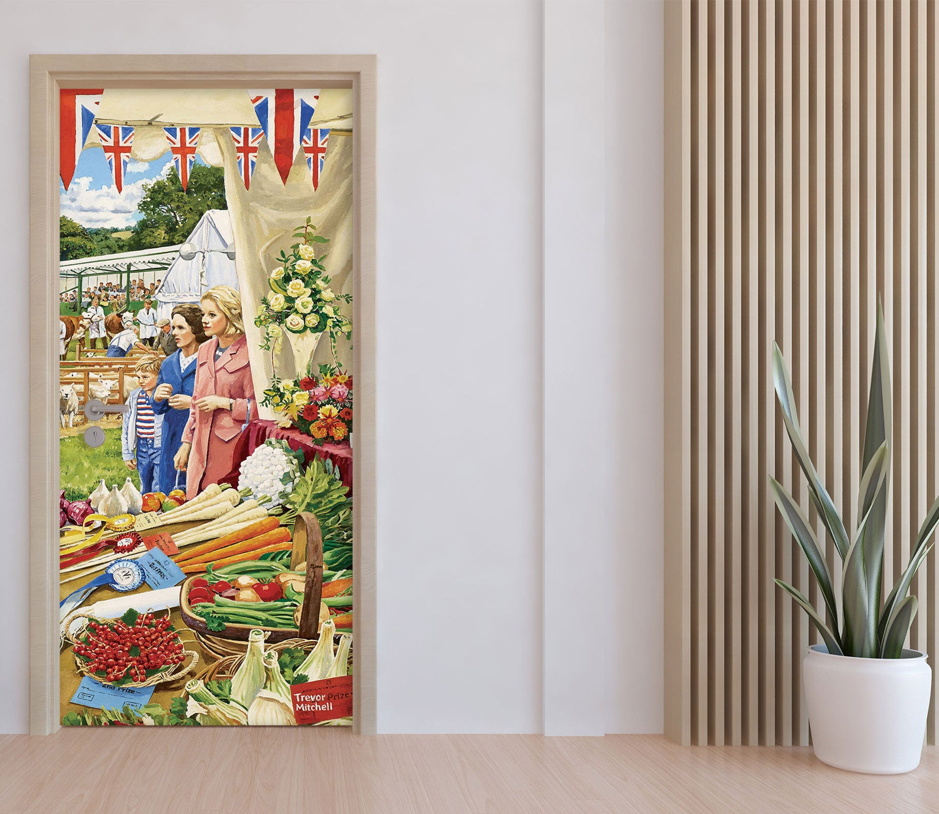 3D Vegetable 10321 Trevor Mitchell Door Mural