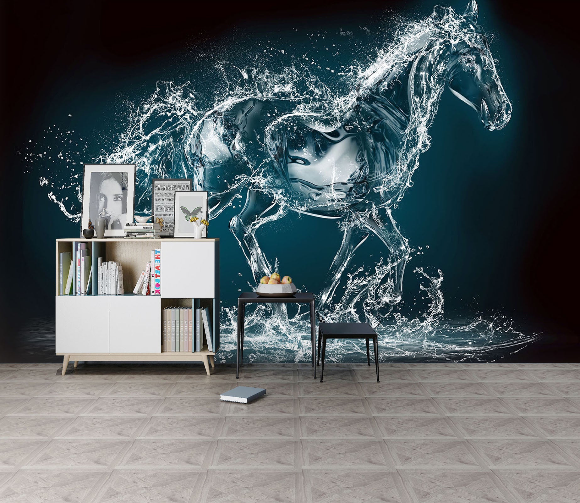 3D Transparent Horse 253 Wall Murals