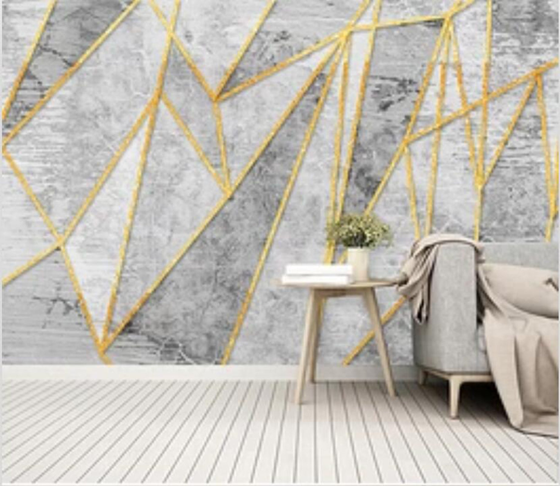 3D Geometric Piece WC47 Wall Murals Wallpaper AJ Wallpaper 2 