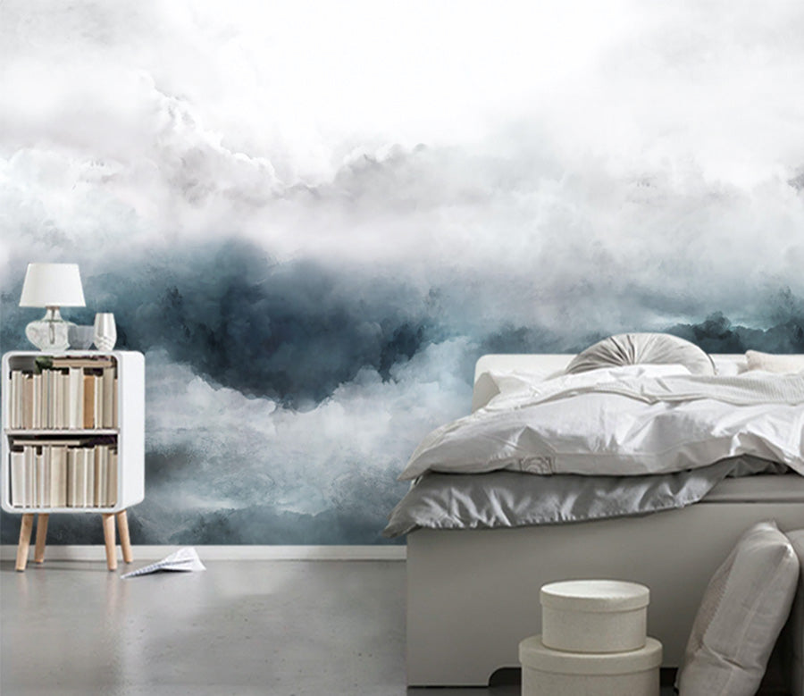 3D White Fog WG175 Wall Murals