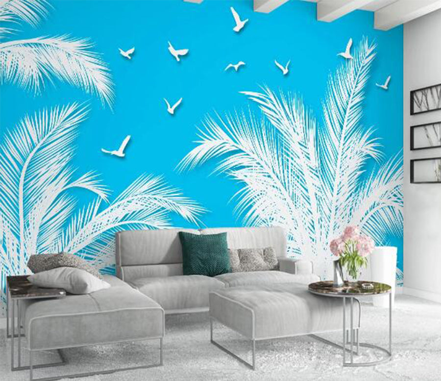 3D White Coconut WC1248 Wall Murals