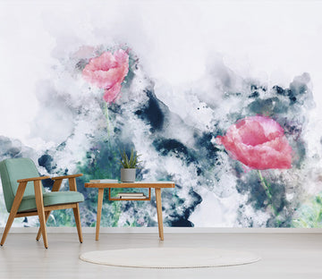 3D Flower Fog WC543 Wall Murals