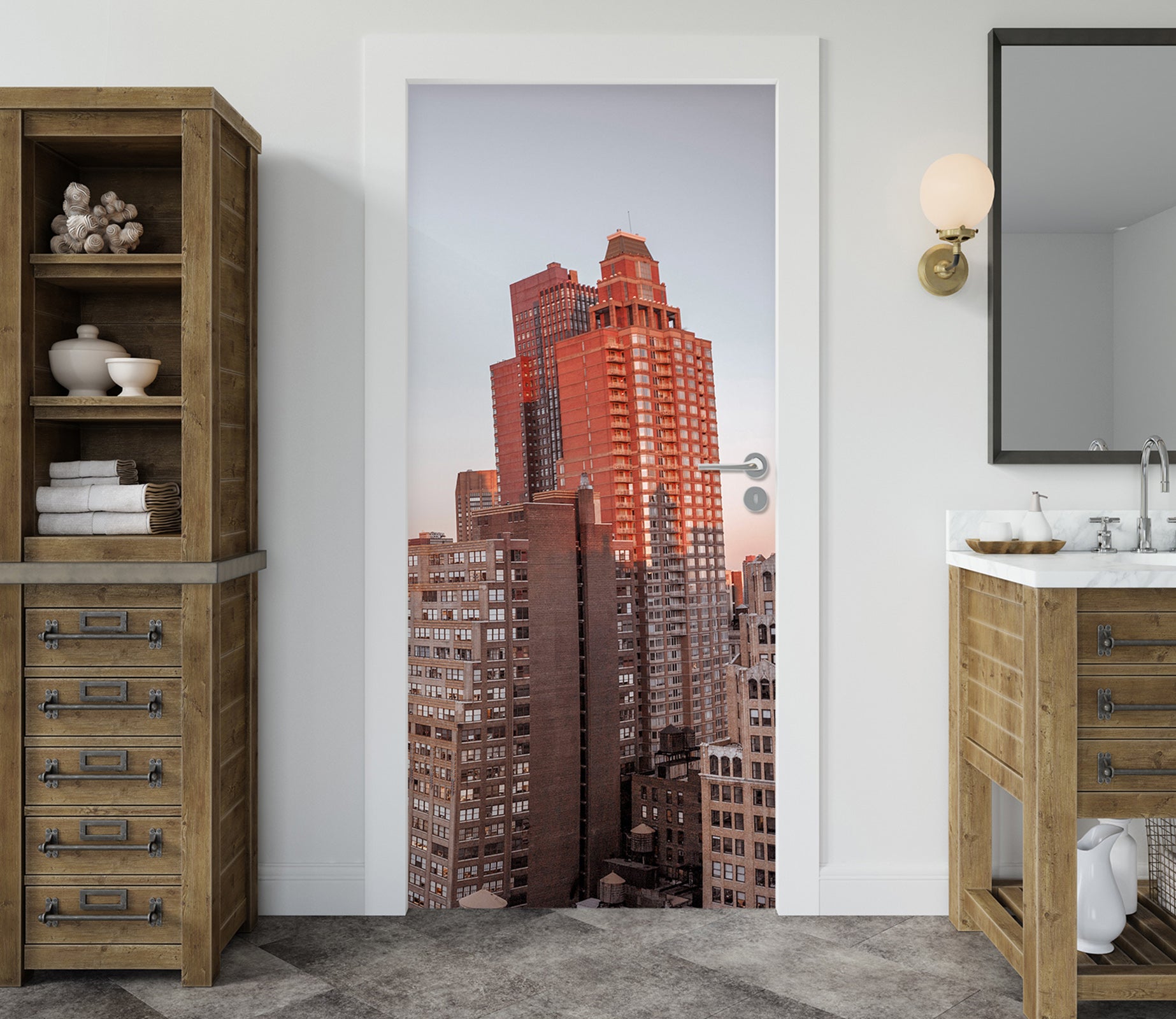 3D Building 101151 Assaf Frank Door Mural