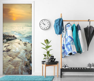 3D Sea Tide Waves 10653 Assaf Frank Door Mural