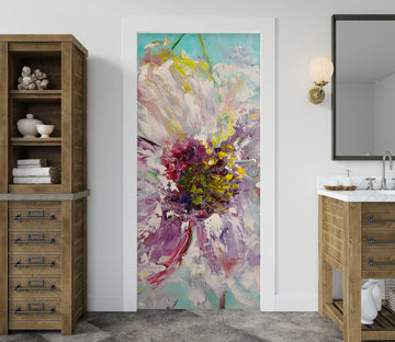 3D Colorful Flowers 3233 Skromova Marina Door Mural