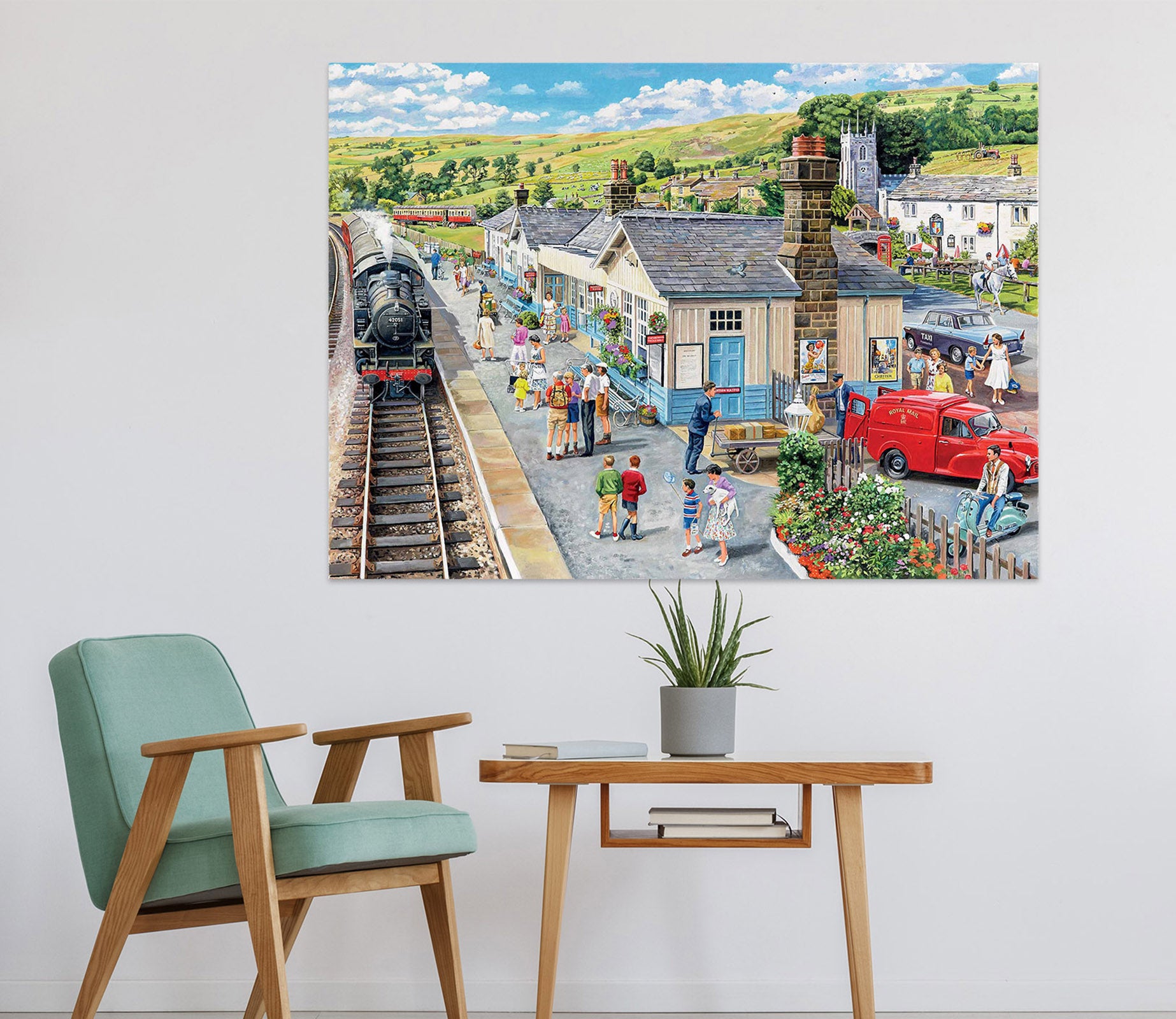 3D The Village Station 085 Trevor Mitchell Wall Sticker