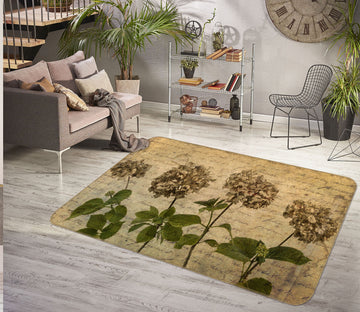 3D Flower Reflection 3022 Assaf Frank Rug Non Slip Rug Mat