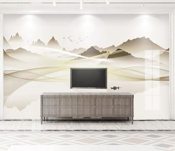 3D Mountain Bird WC1586 Wall Murals