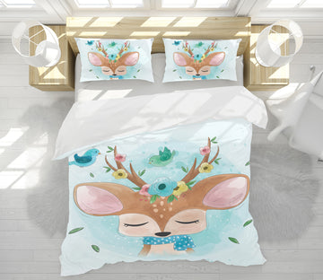 3D Deer 67046 Bed Pillowcases Quilt