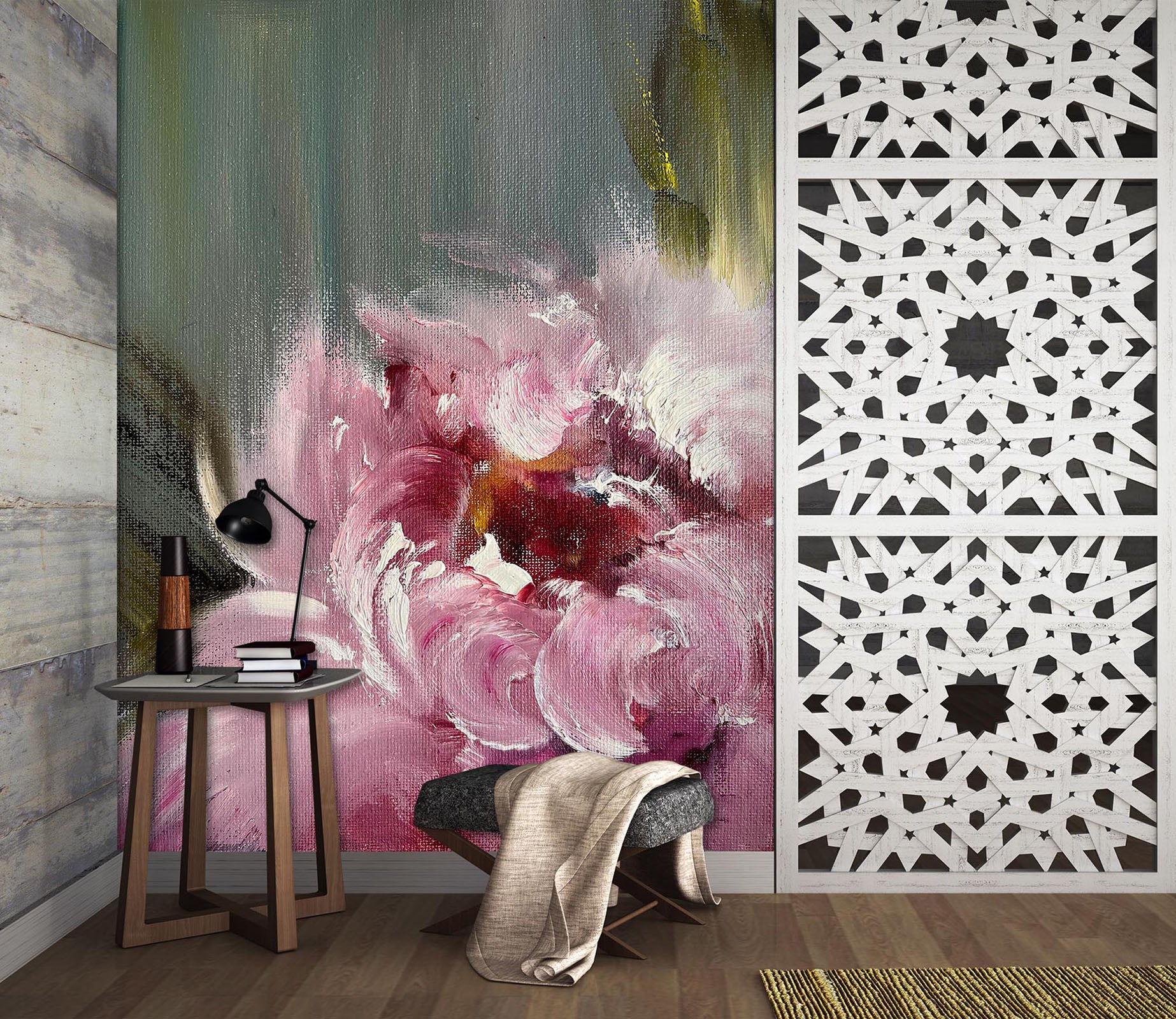 3D Flower Paint 287 Skromova Marina Wall Mural Wall Murals