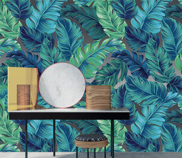 3D Silent Leaves WG200 Wall Murals