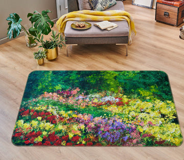 3D Garden 1007 Allan P. Friedlander Rug Non Slip Rug Mat