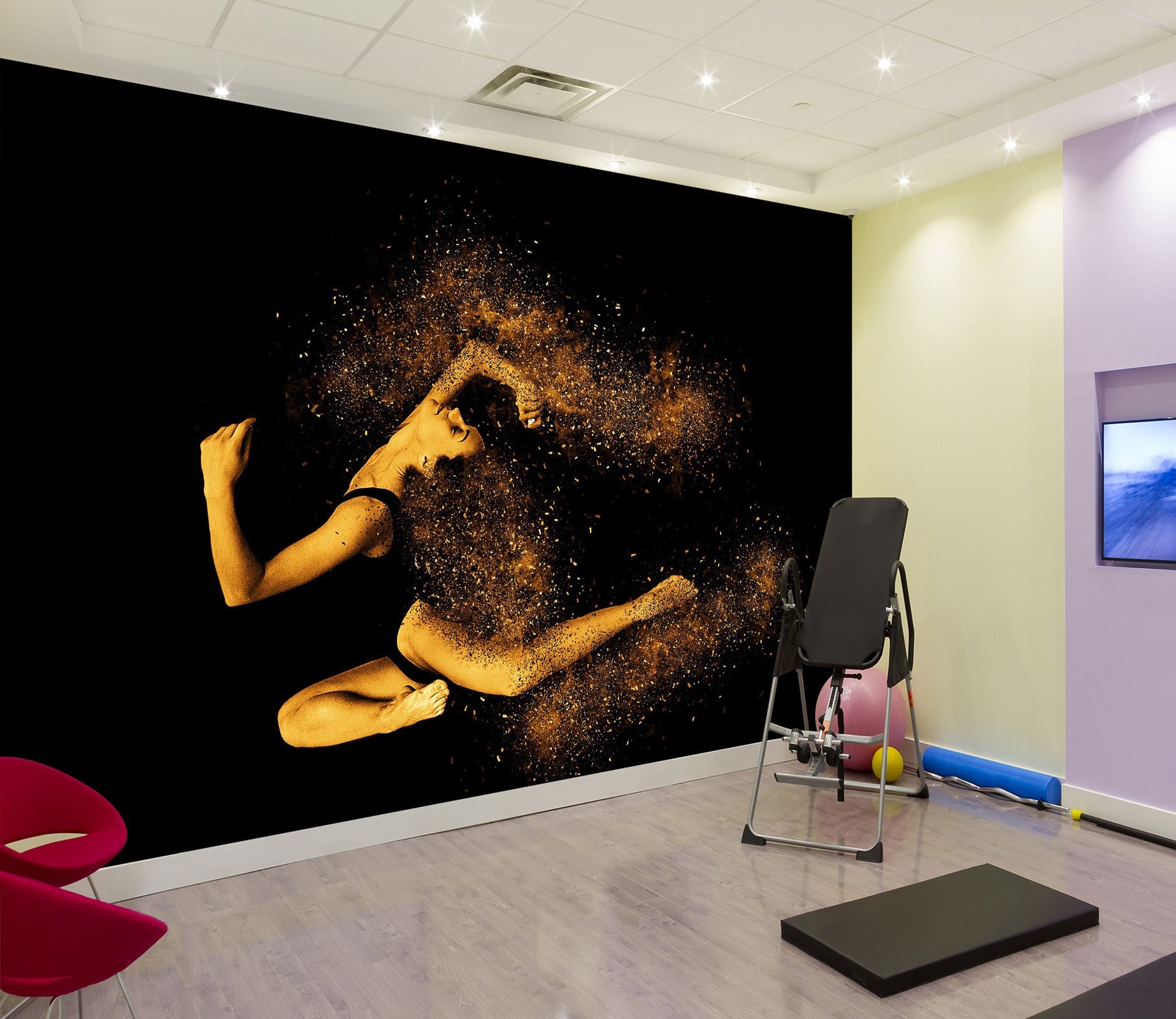 3D Lady Dancing 126 Wall Murals Wallpaper AJ Wallpaper 2 