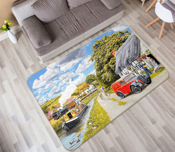 3D Parcel For Canal Cottage 1094 Trevor Mitchell Rug Non Slip Rug Mat