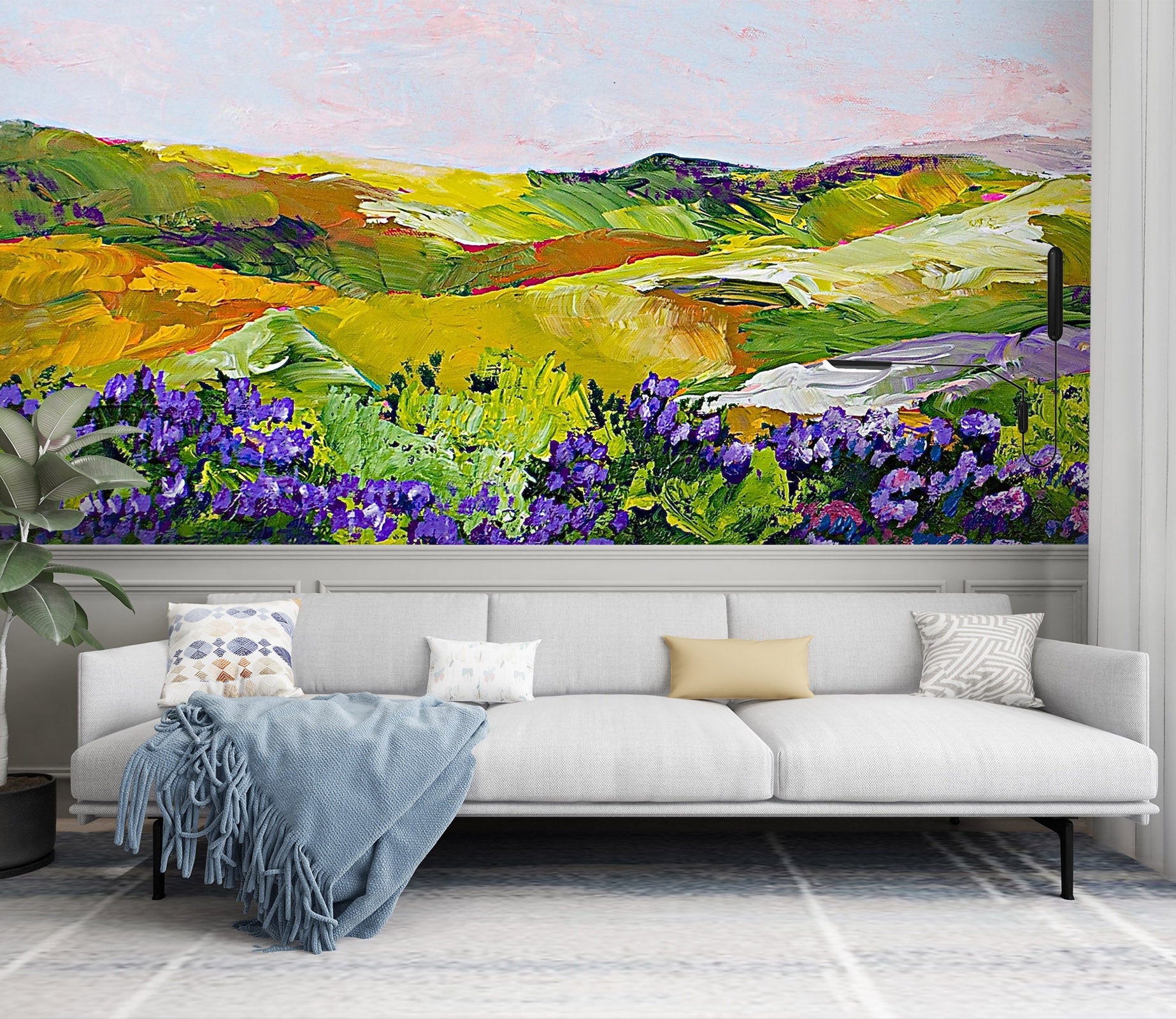 3D Colorful Garden 170 Allan P. Friedlander Wall Mural Wall Murals