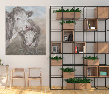 3D Cattle 036 Debi Coules Wall Sticker