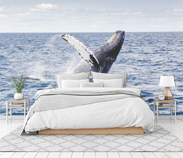 3D Whale Sea 159 Wall Murals