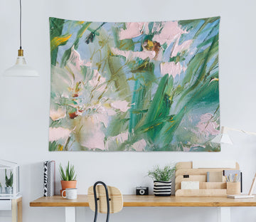 3D Green Leaves 3681 Skromova Marina Tapestry Hanging Cloth Hang