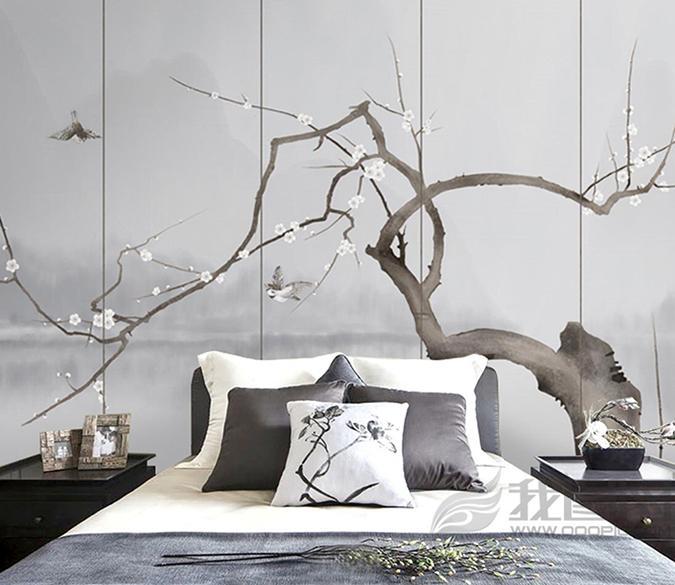 3D Plum Blossom 431 Wall Murals Wallpaper AJ Wallpaper 2 