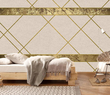 3D Deep Golden Cut 2153 Wall Murals