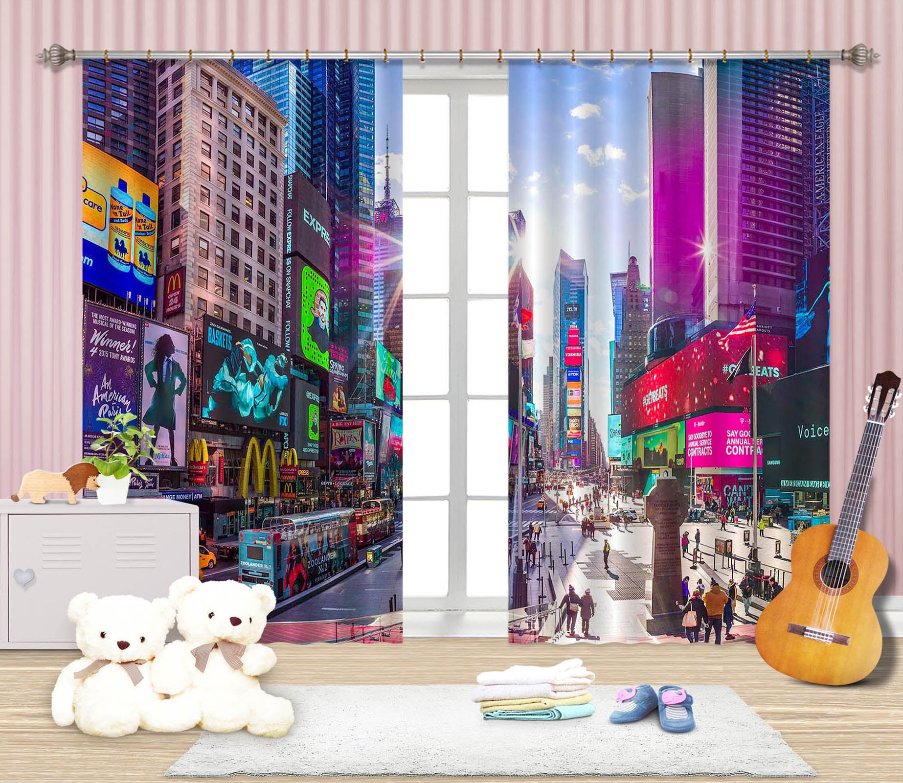 3D Street Advertising 012 Assaf Frank Curtain Curtains Drapes