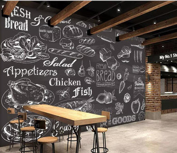 3D Delicious Burger WG05 Wall Murals Wallpaper AJ Wallpaper 2 