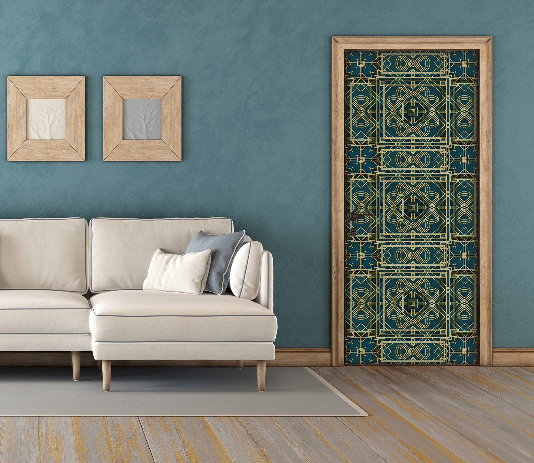 3D Green Texture 10270 Andrea Haase Door Mural