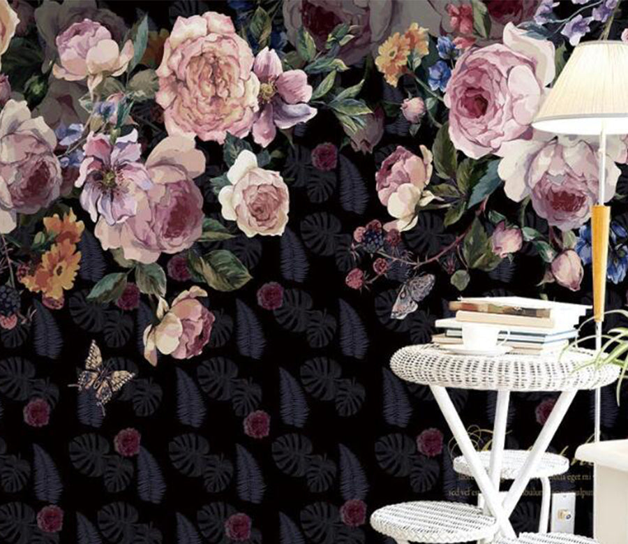 3D Fragrant Flower WC1529 Wall Murals