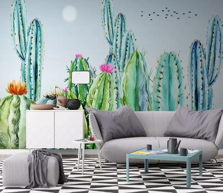 3D Thorn Cactus WG977 Wall Murals