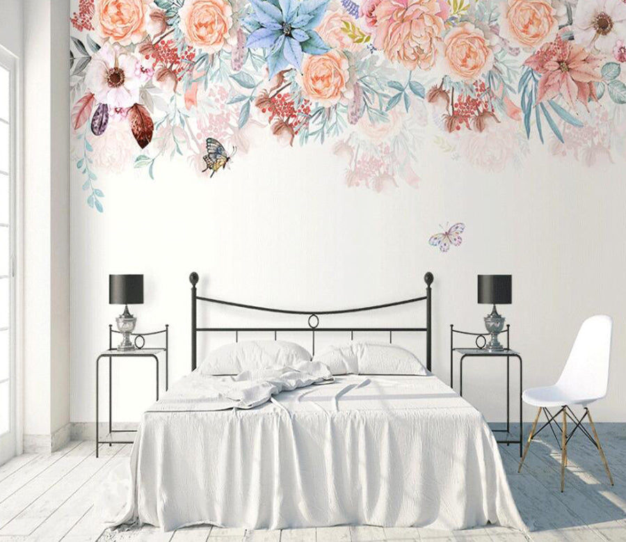 3D Cute Butterfly WC1676 Wall Murals