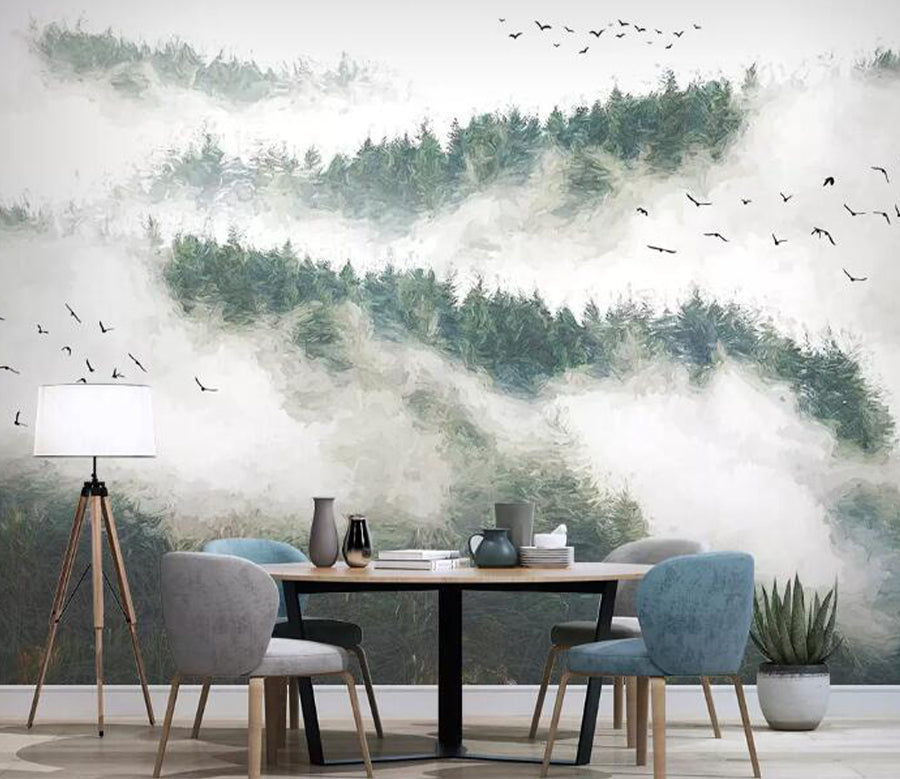 3D Large Forest WG957 Wall Murals