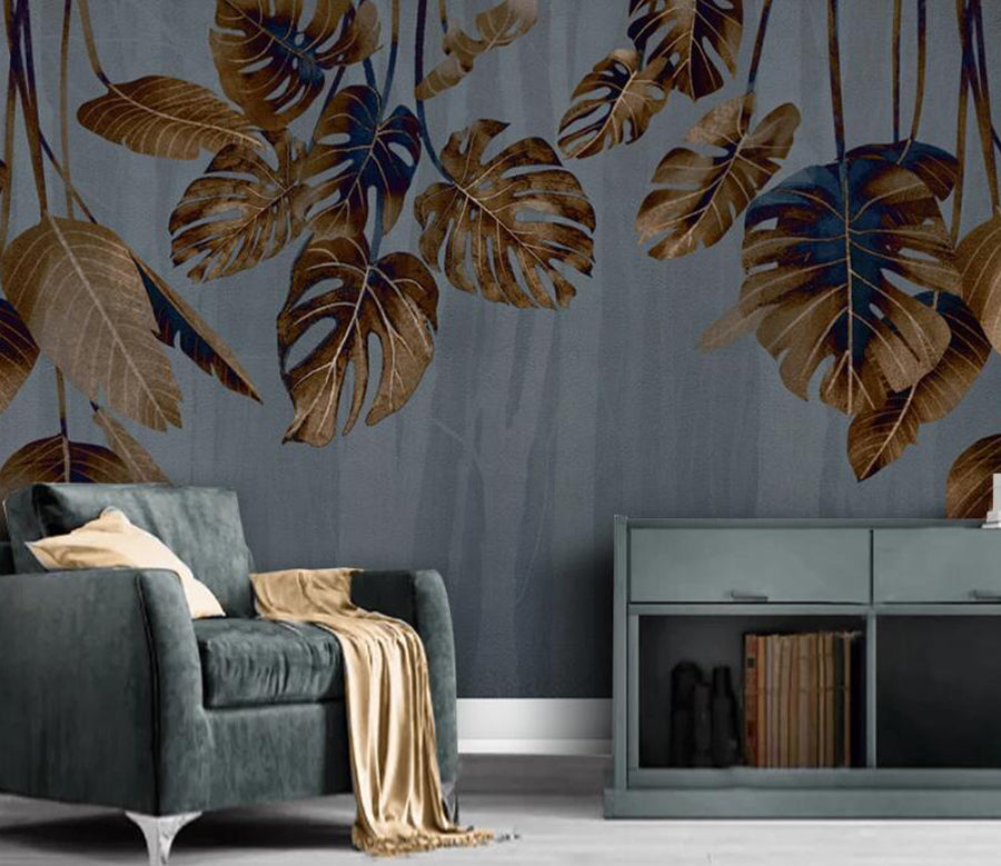 3D Dead Leaves WC2531 Wall Murals