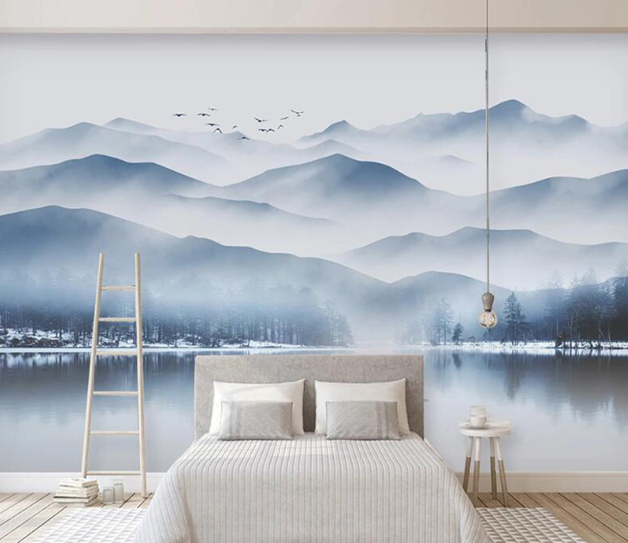 3D Lake Forest WC2332 Wall Murals