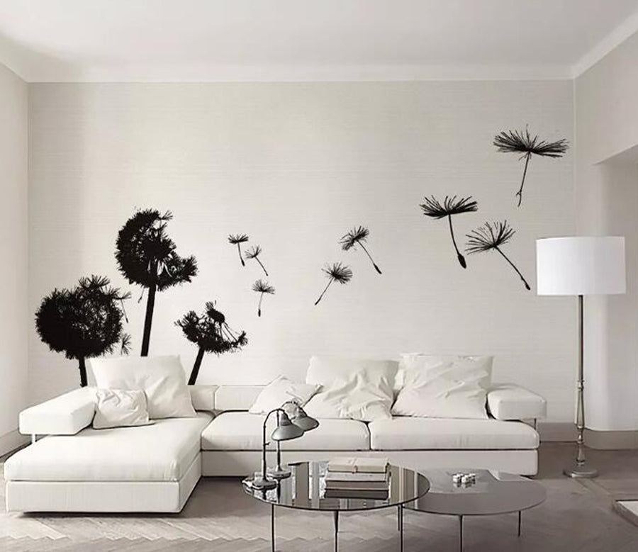 3D Dandelion Flying WG582 Wall Murals