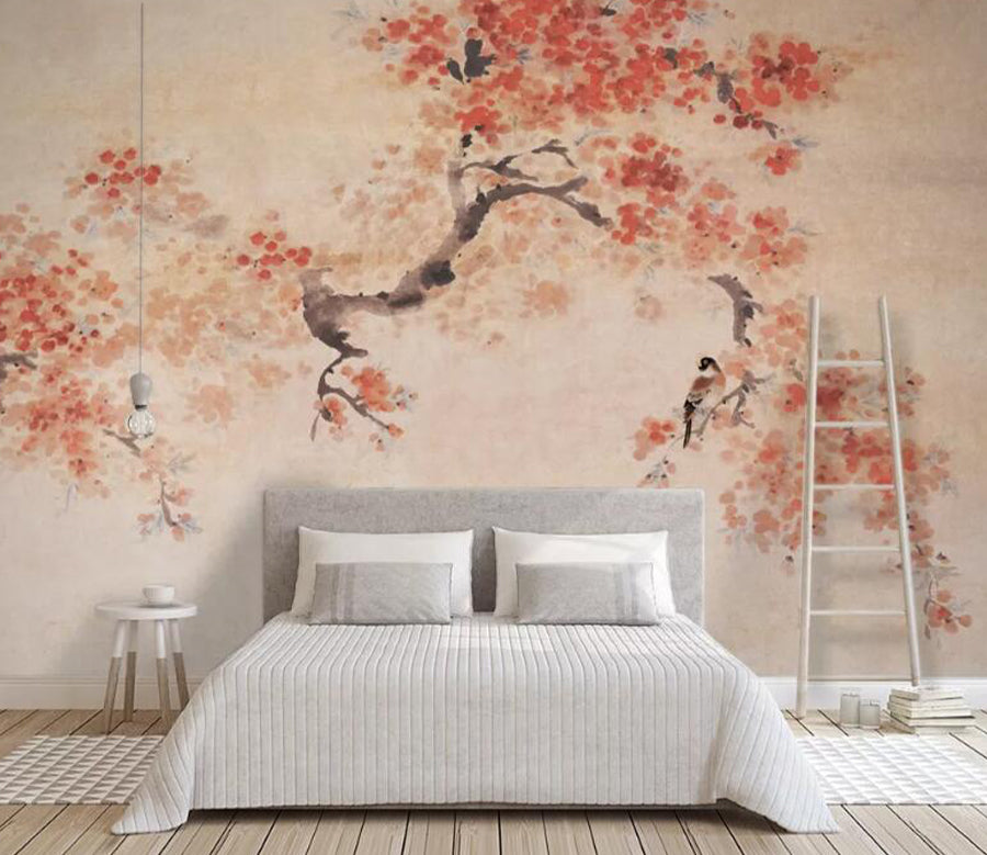 3D Ink Plum WC2052 Wall Murals