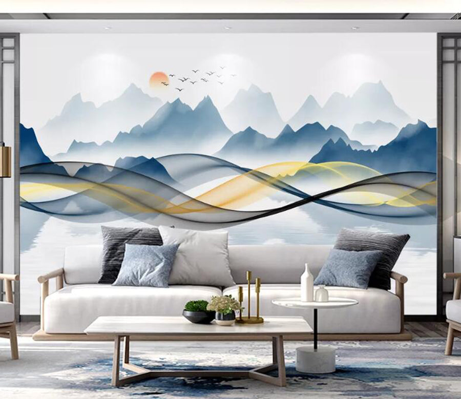 3D Group Mountain WC2588 Wall Murals